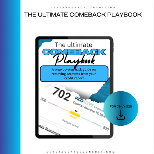 The Comeback Playbook