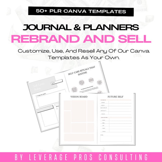 PLR 50+ Canva Templates